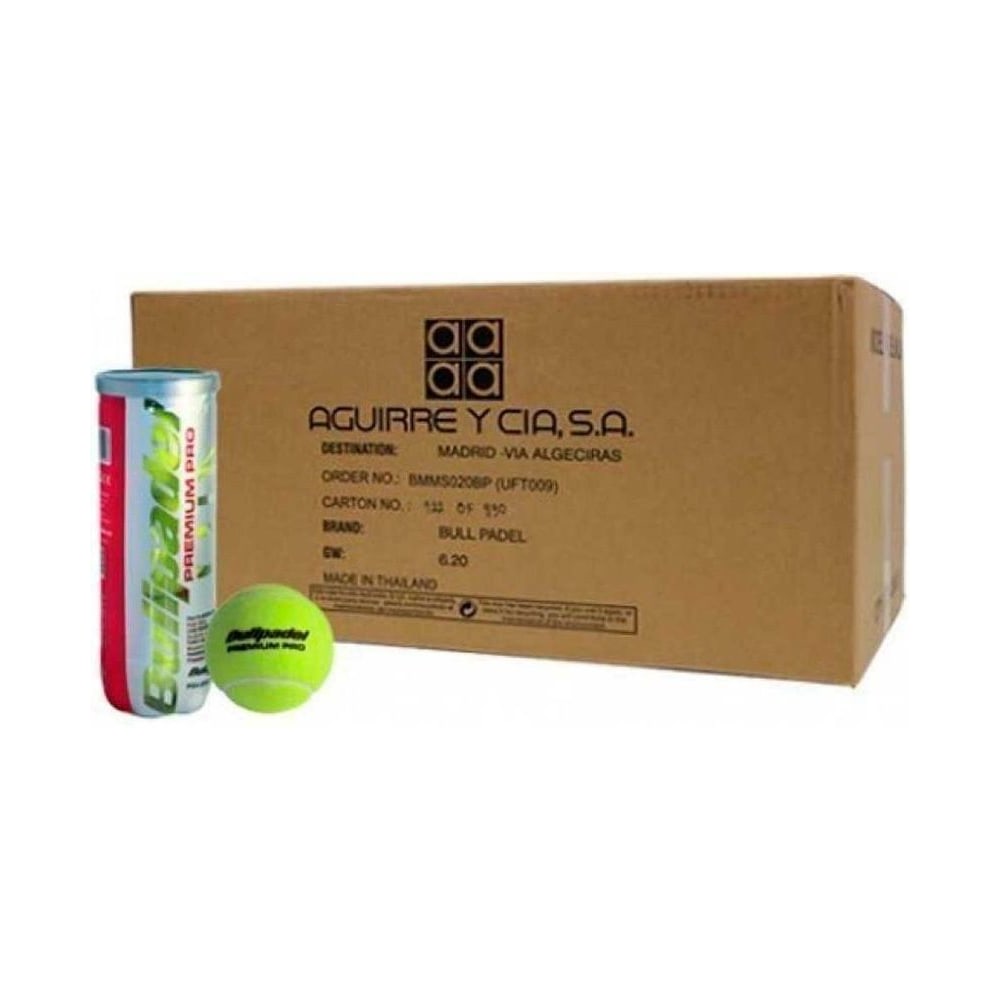 Bullpadel Premium Pro — doos van 24 kokers