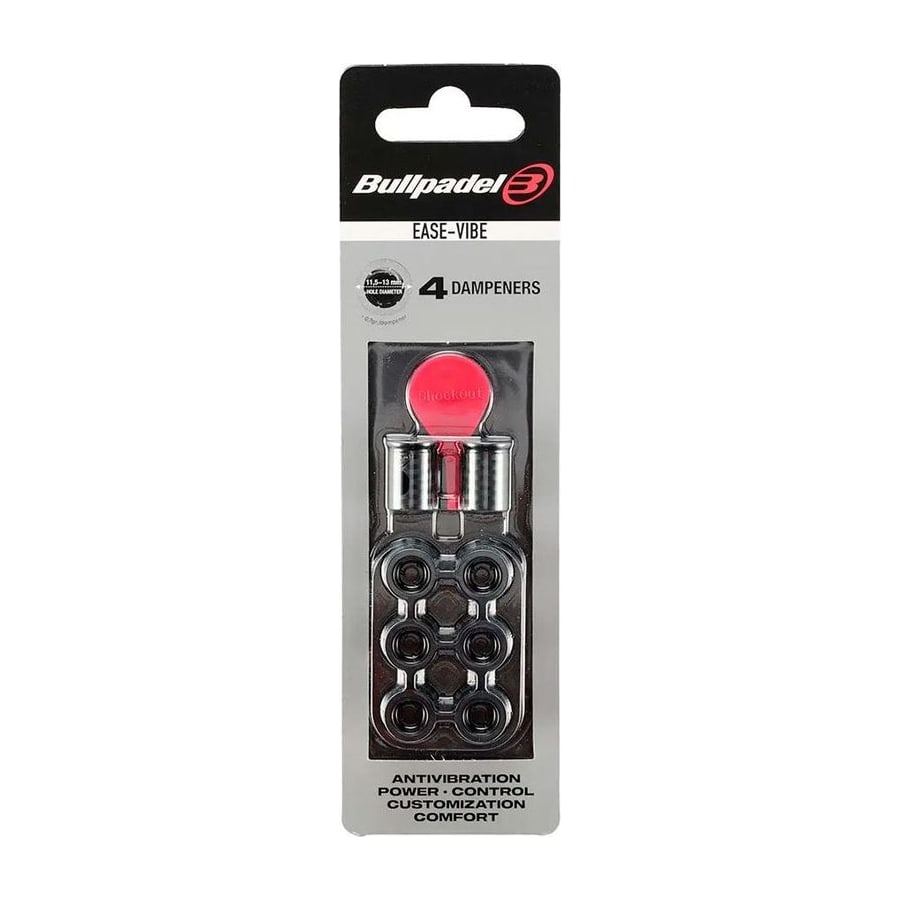 Trillingsdemper Bullpadel Antivibrador ShockOut zwart