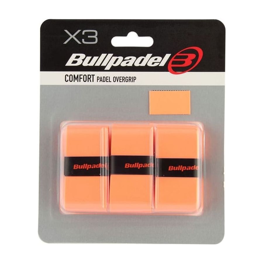 Overgrips — 3 stuks Bullpadel 3 Overgrips Comfort Fluor oranje