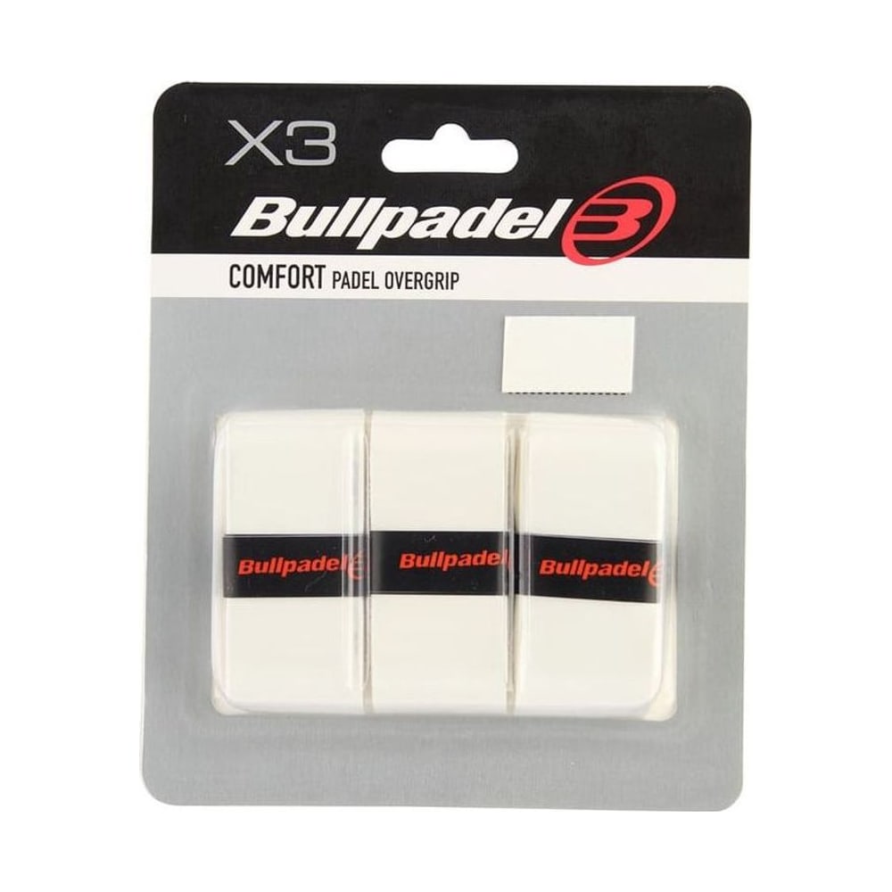 Bullpadel Comfort wit — 3 overgrips