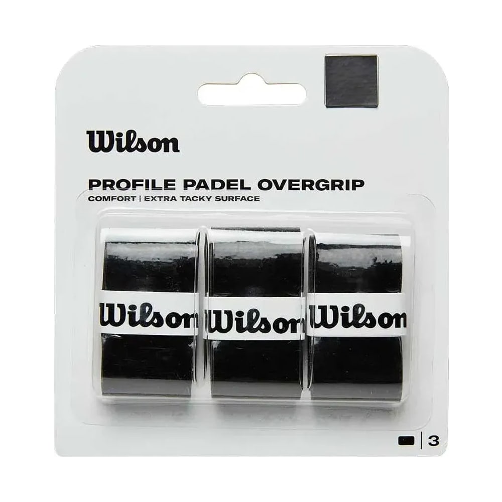 Wilson Profile Black — 3 overgrips