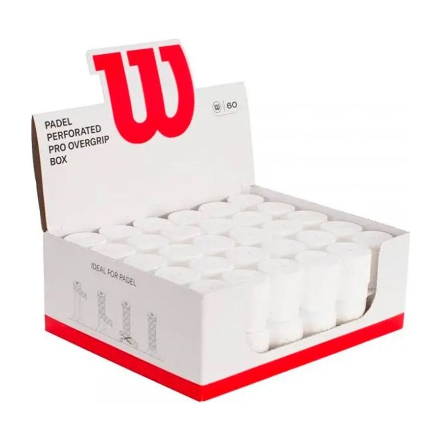 Overgrips — 60 stuks Wilson 60 Overgrips Perforados Padel