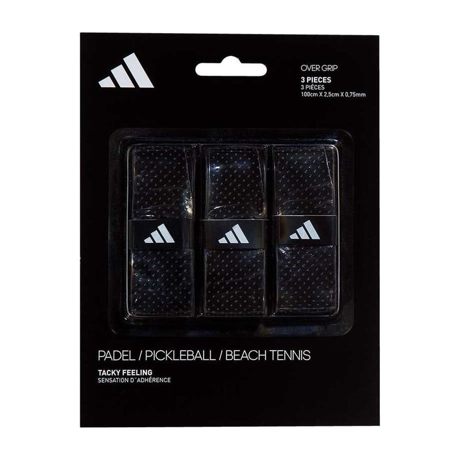 Overgrips — 3 stuks Adidas Pack 3 zwart