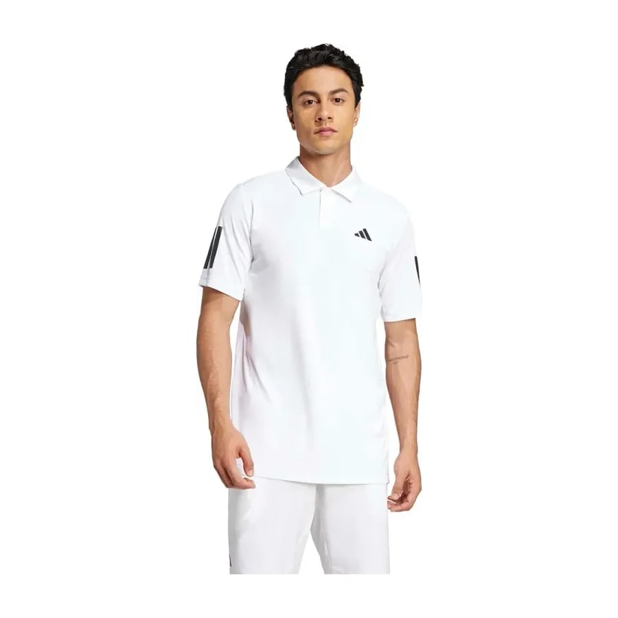 Polo Adidas Club 3STR 26 wit