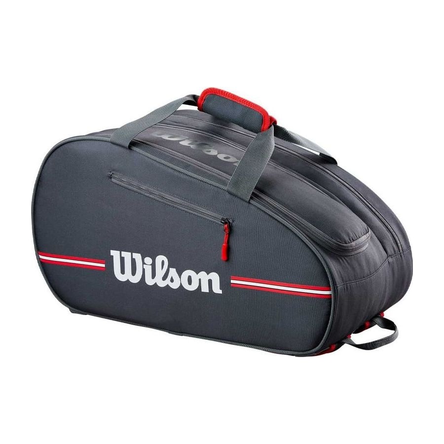 Racketbag Wilson Team 25 grijs
