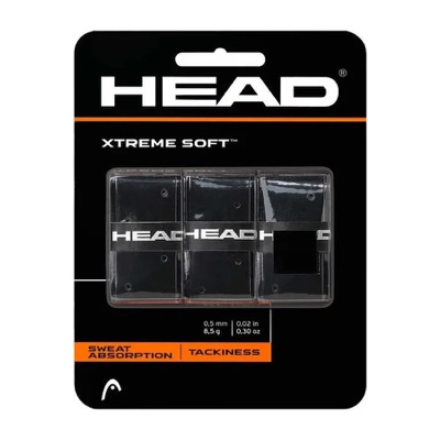 Overgrips — 3 stuks Head 3 Overgrips Xtremesoft zwart